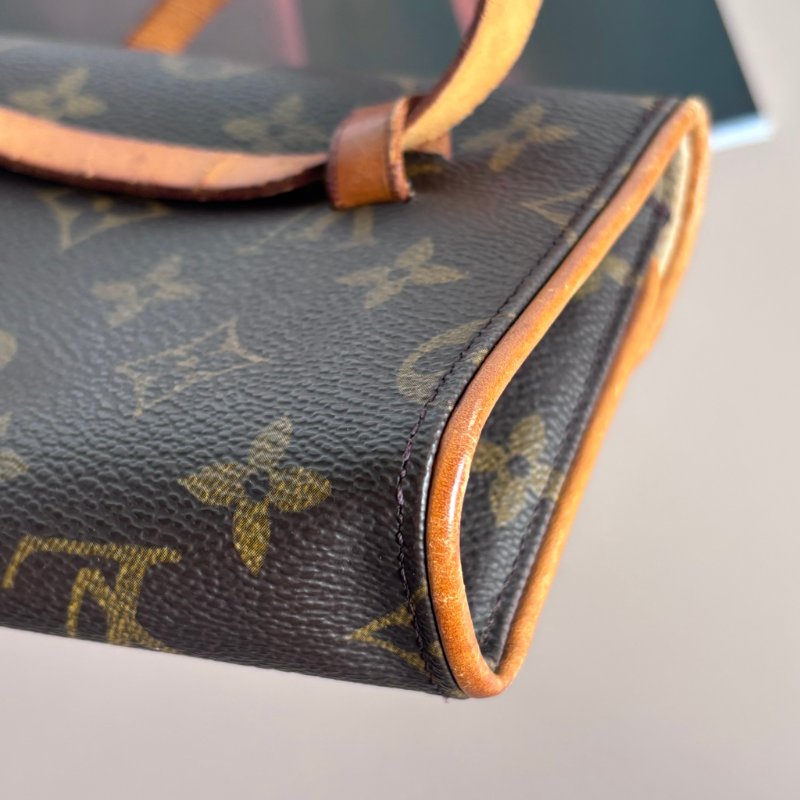 ::LOUIS VUITTON:: LV MONOGRAM FLORENTINE POCHETTE 經典佛羅倫斯腰包 XS 尺寸 櫃姐包-6