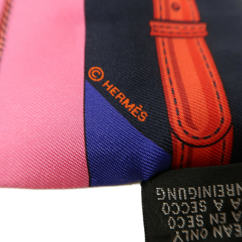 HERMES 絲質Twilly絲巾-5