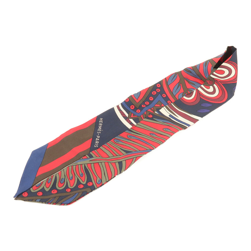 HERMES 絲質Twilly絲巾-2