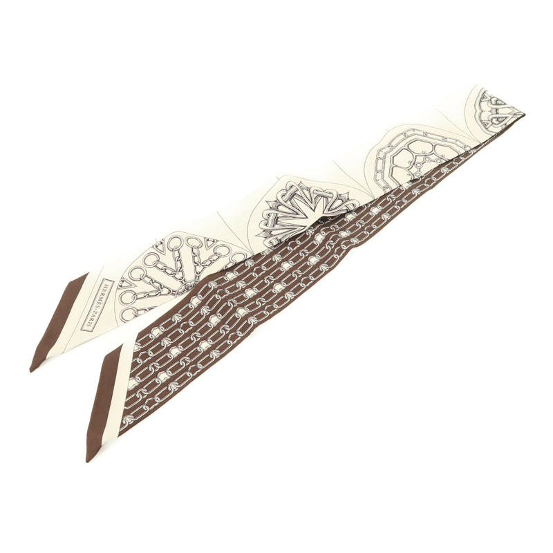 HERMES 絲質Twilly絲巾-0