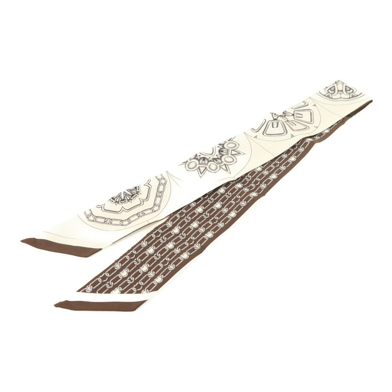 HERMES 絲質Twilly絲巾-1