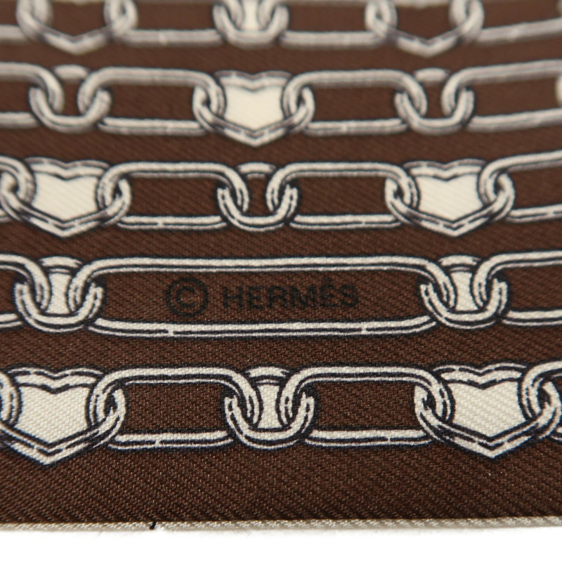 HERMES 絲質Twilly絲巾-5