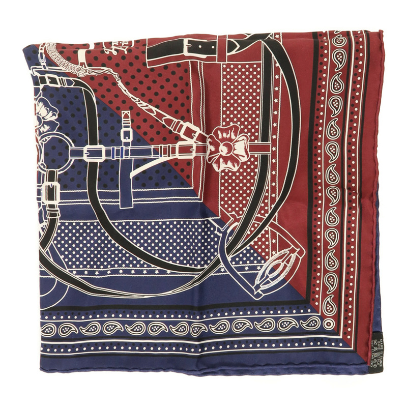 HERMES 絲質Scarf絲巾-3