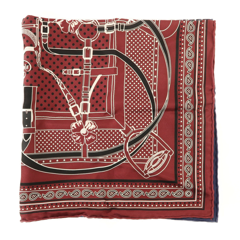 HERMES 絲質Scarf絲巾-4