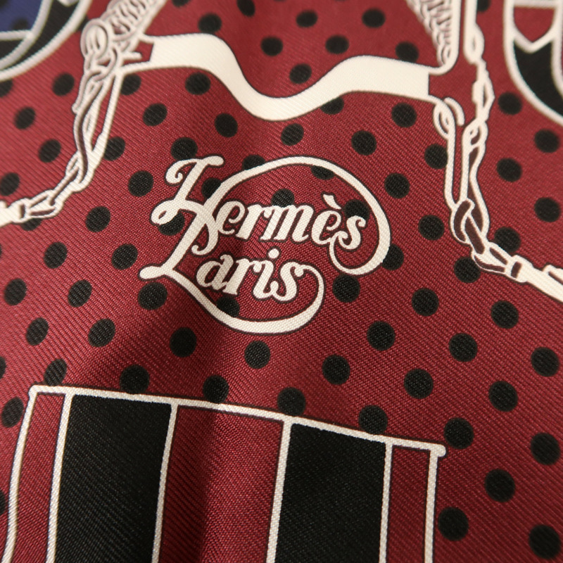 HERMES 絲質Scarf絲巾-5