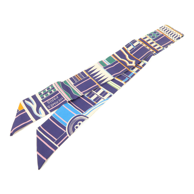 HERMES 絲質Twilly絲巾-0