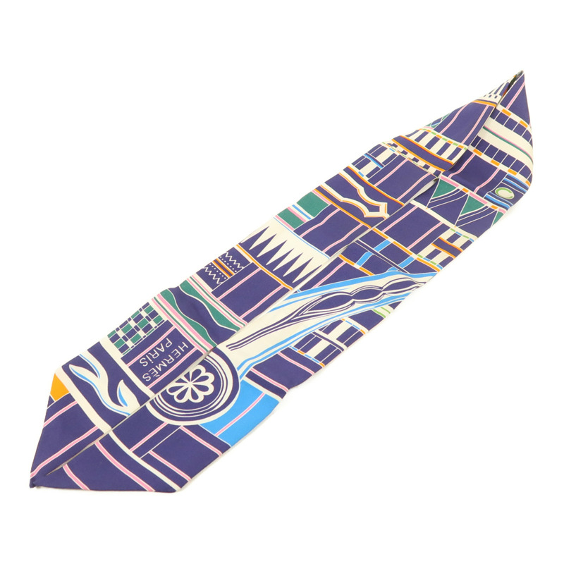 HERMES 絲質Twilly絲巾-2