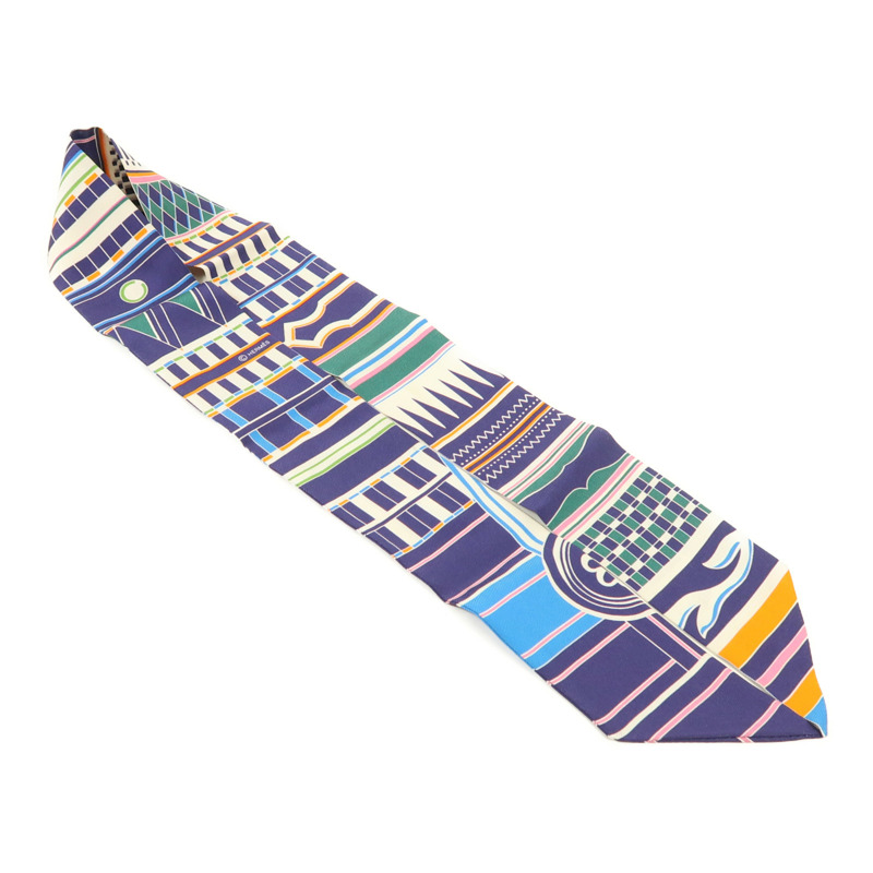 HERMES 絲質Twilly絲巾-3