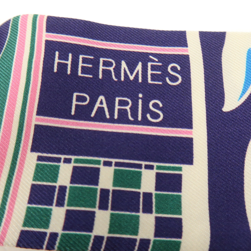 HERMES 絲質Twilly絲巾-4