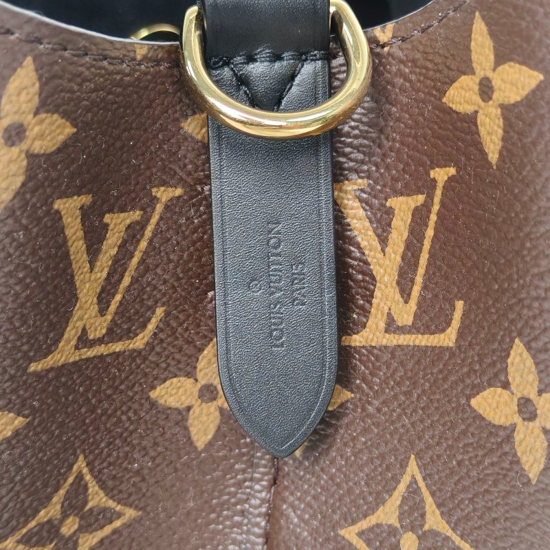 LOUIS VUITTON NÉONOÉ水桶包中號26黑色內裏老花PVC金扣2021肩背包-4