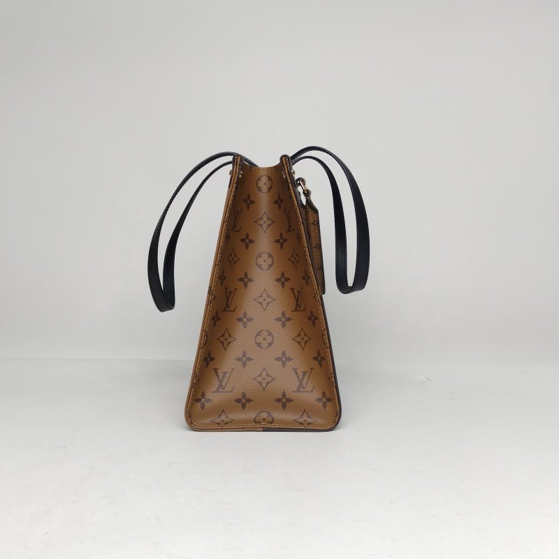 LOUIS VUITTON Onthego中號35老花PVC2021肩背包-3