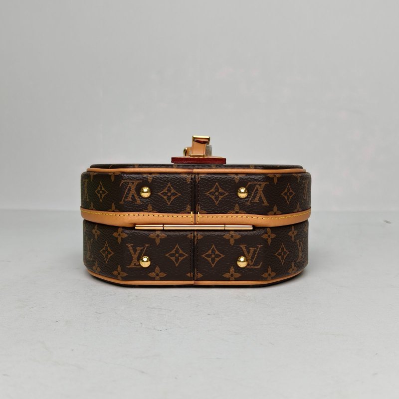 LOUIS VUITTON PETITEBOITECHAPEAU硬圓餅中號17.5老花PVC2019肩背包-4