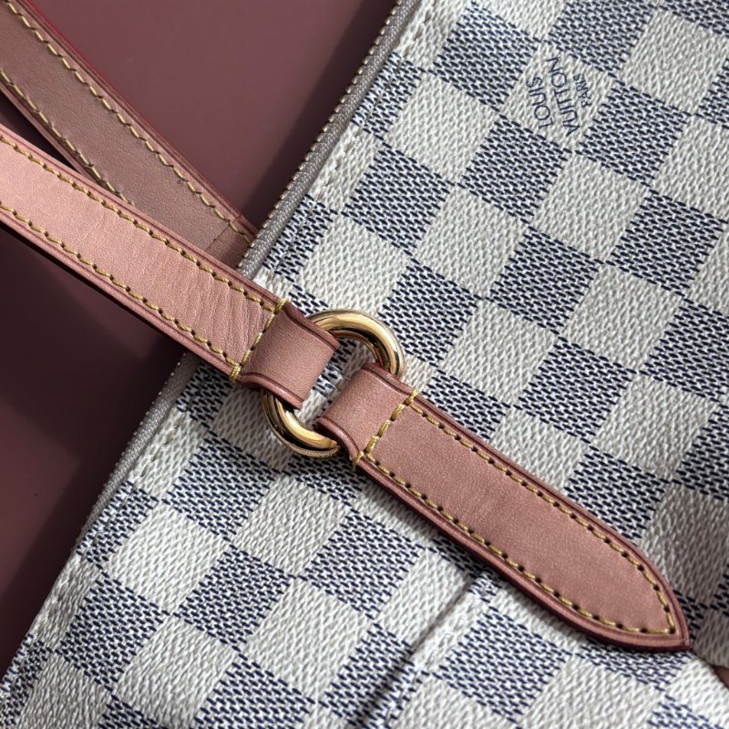 ::LOUIS VUITTON:: N41280 白色棋盤格 Damier Azur Totally PM 側背包-3