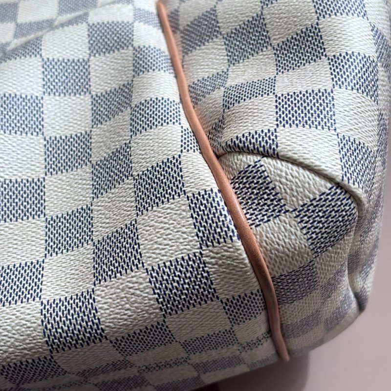 ::LOUIS VUITTON:: N41280 白色棋盤格 Damier Azur Totally PM 側背包-16