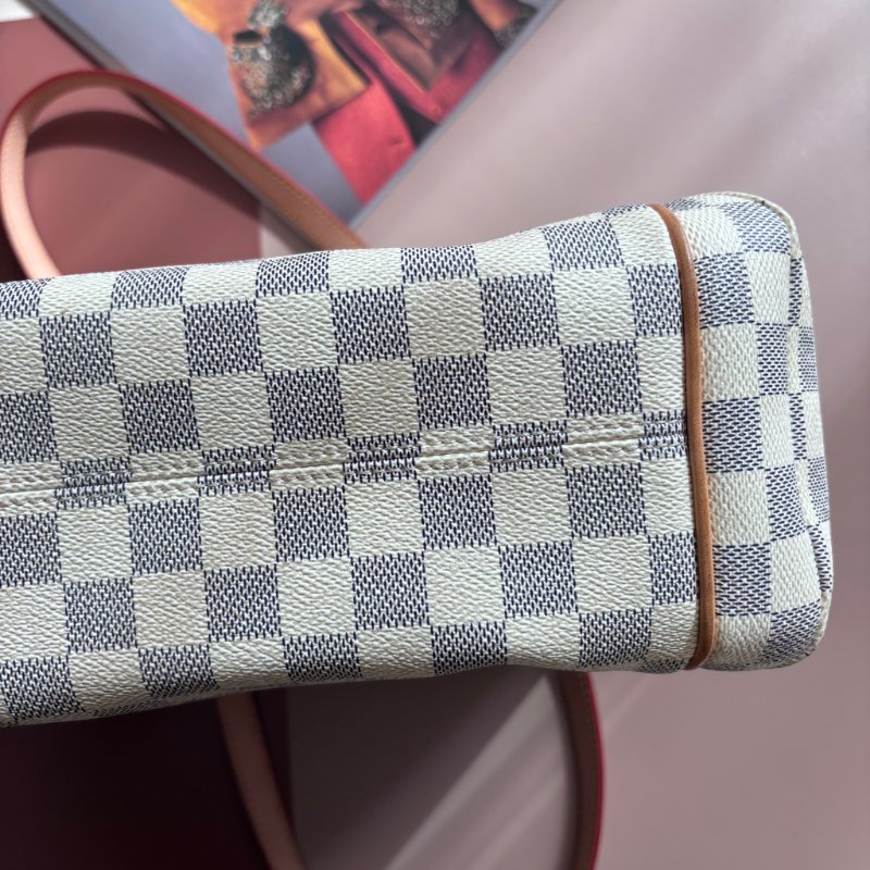 ::LOUIS VUITTON:: N41280 白色棋盤格 Damier Azur Totally PM 側背包-21