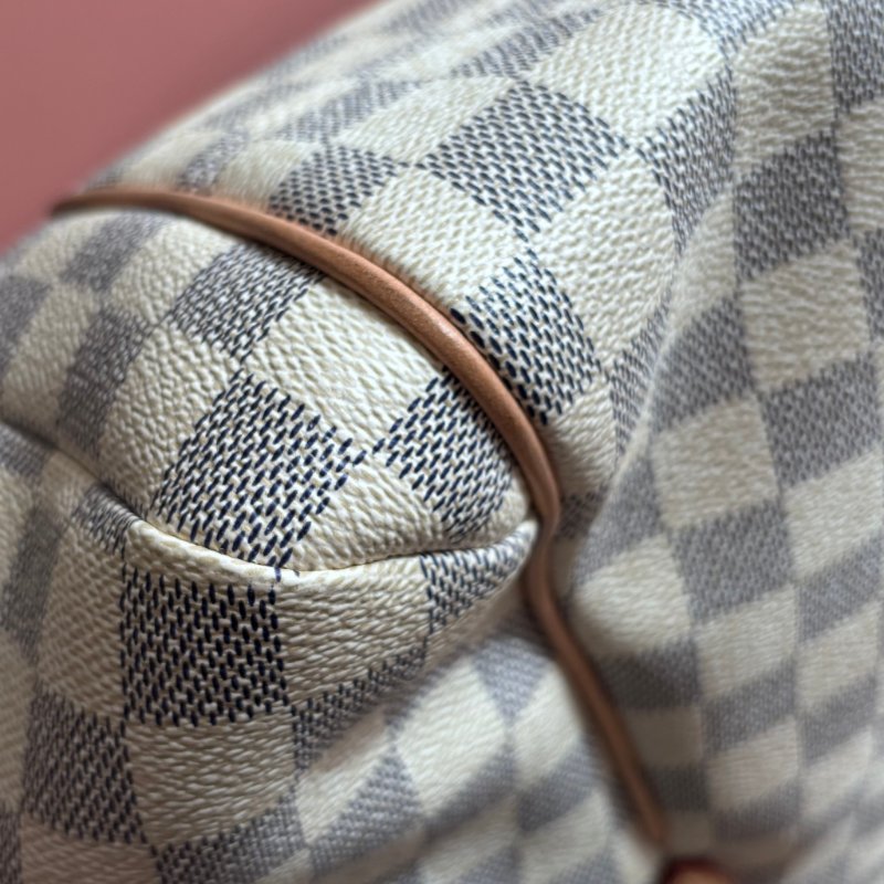 ::LOUIS VUITTON:: N41280 白色棋盤格 Damier Azur Totally PM 側背包-22