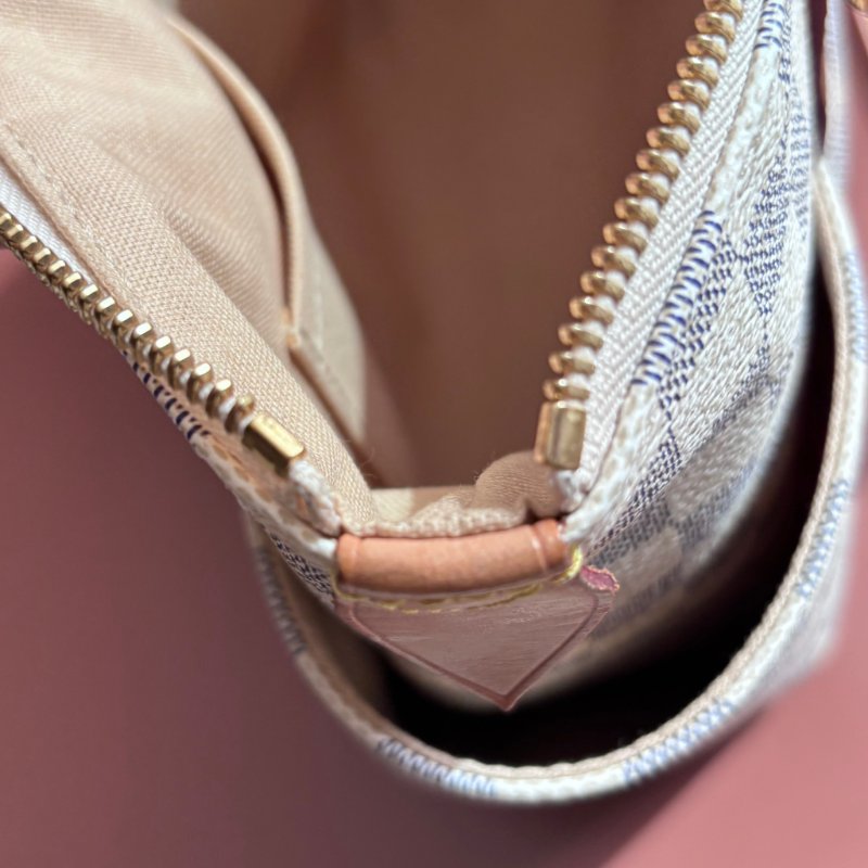 ::LOUIS VUITTON:: N41280 白色棋盤格 Damier Azur Totally PM 側背包-24