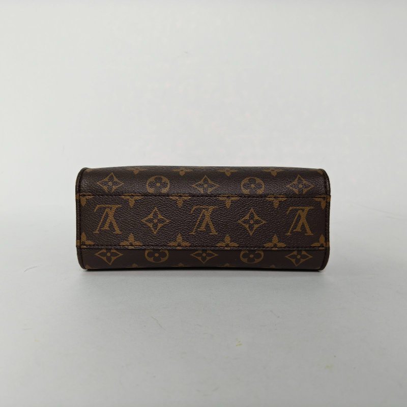 LOUIS VUITTON SACPLAT琴譜包BB21.5老花PVC晶片肩背包-4