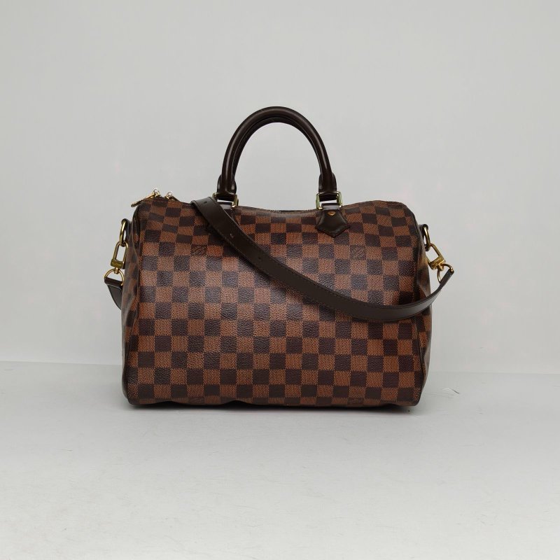 LOUIS VUITTON Sp30配肩帶棕色棋盤格PVC2014肩背包-0