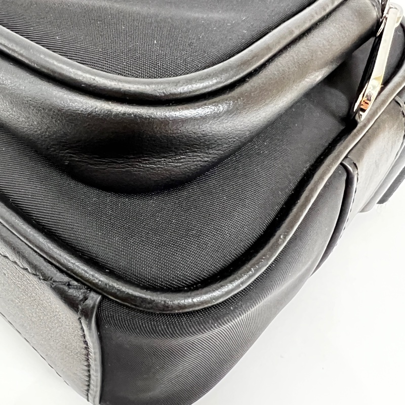 Burberry 黑尼龍橘印字樣Paddy肩斜背包-7