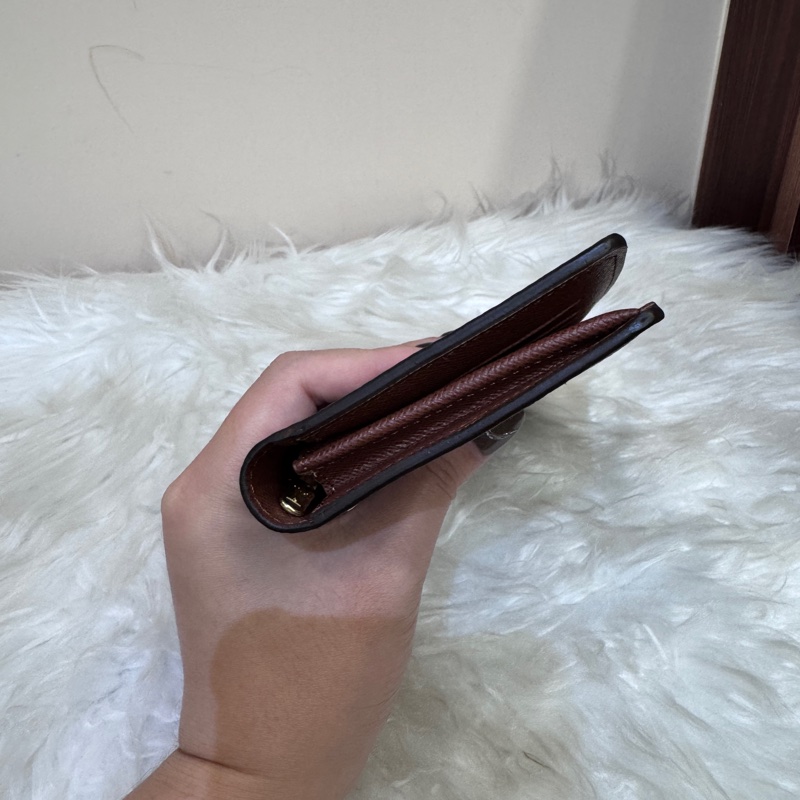 LV Brazza 老花對開長夾 晶片款 近全新-3