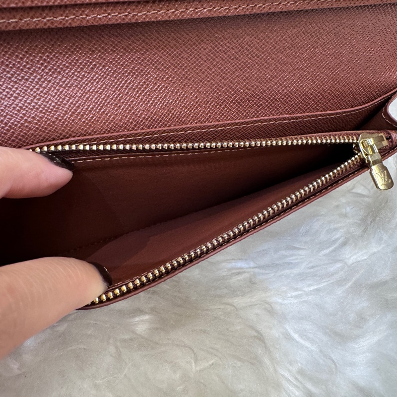 LV Brazza 老花對開長夾 晶片款 近全新-6