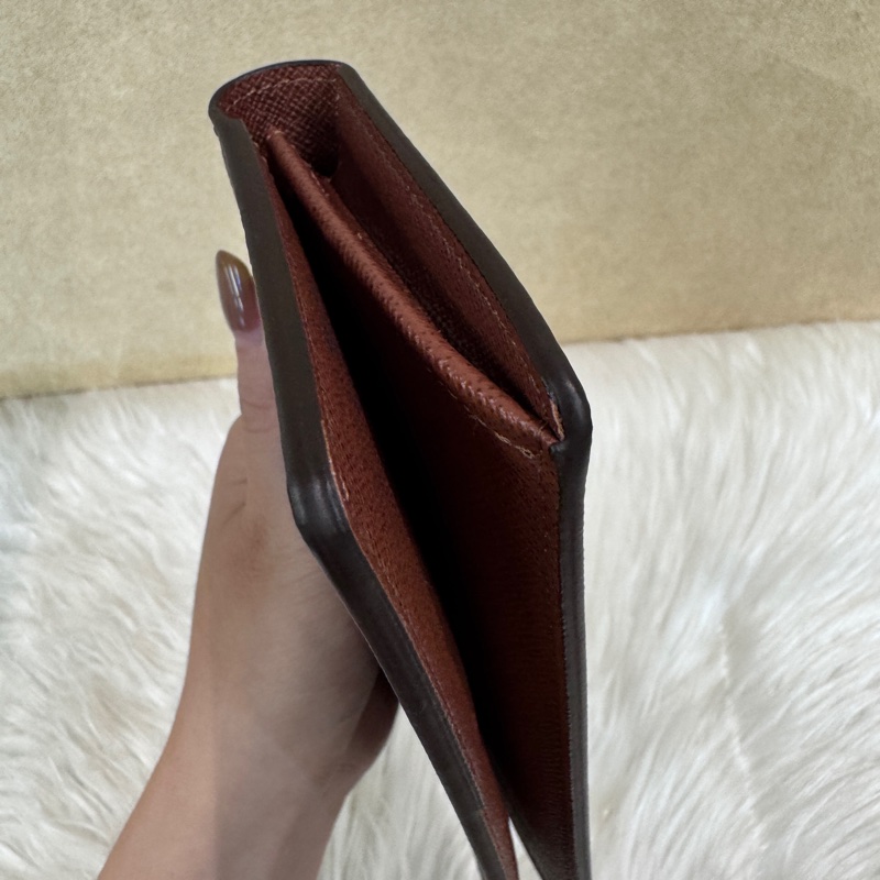 LV Brazza 老花對開長夾 晶片款 近全新-10