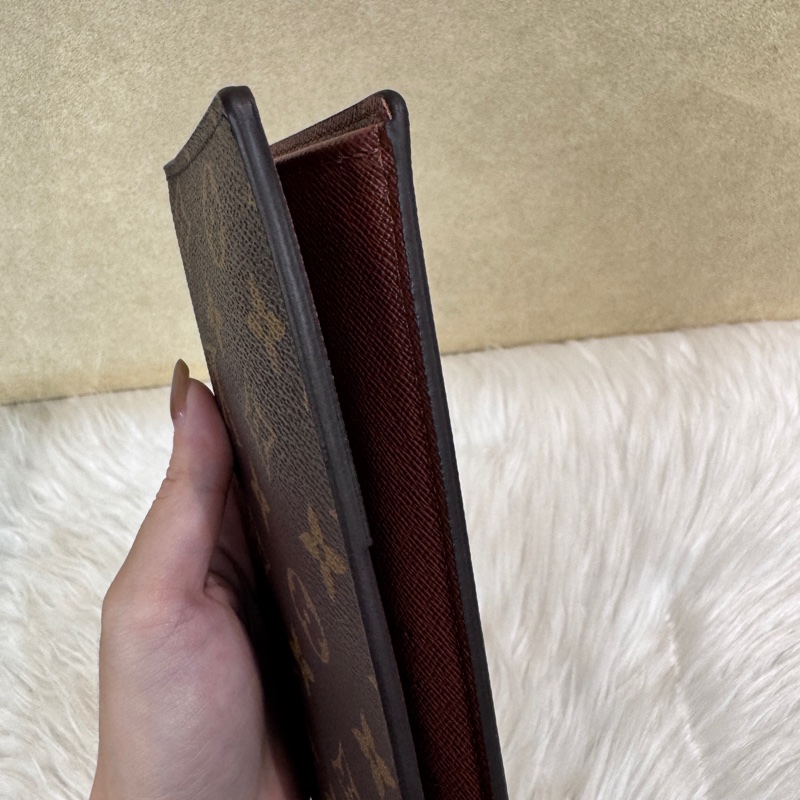 LV Brazza 老花對開長夾 晶片款 近全新-11