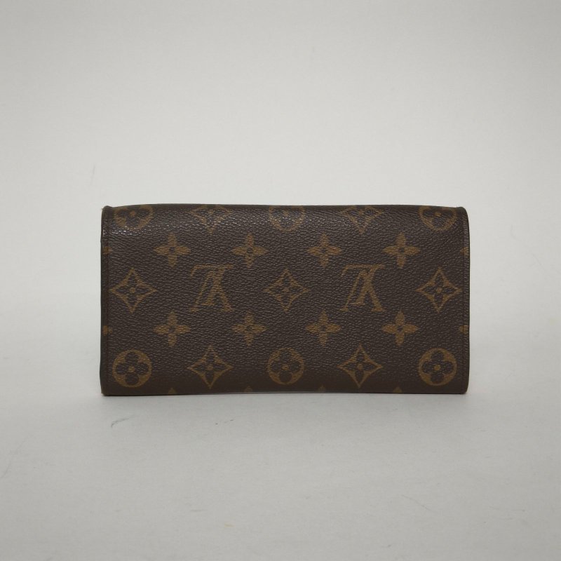 LOUIS VUITTON Emilie豆子錢夾老花PVC2015肩背包-2