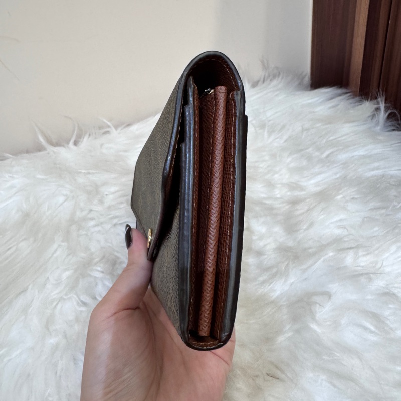 LV Sarah 老花信封長夾 晶片款-8