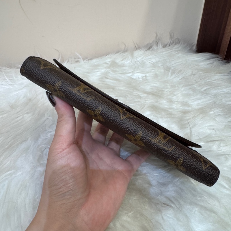 LV Sarah 老花信封長夾 晶片款-9