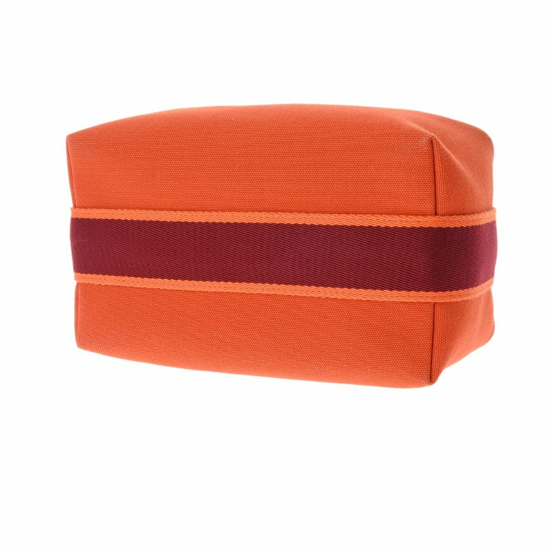 愛馬仕新娘 A 黑色 PM Feu/Rouge H 女士帆布手拿包-5