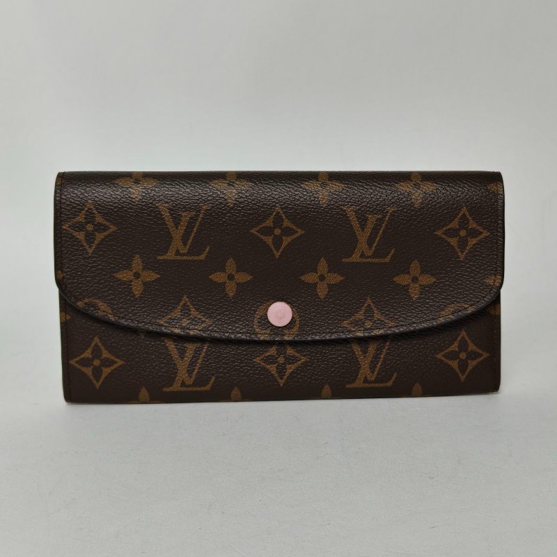 LOUIS VUITTON 老花PVC豆豆長款錢包肩背包-0