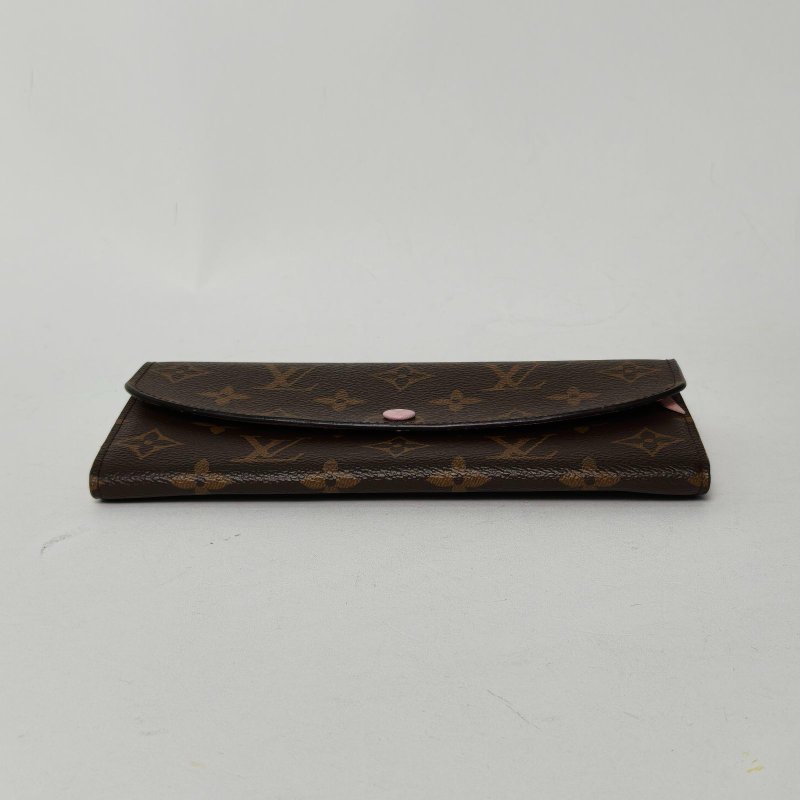 LOUIS VUITTON 老花PVC豆豆長款錢包肩背包-3