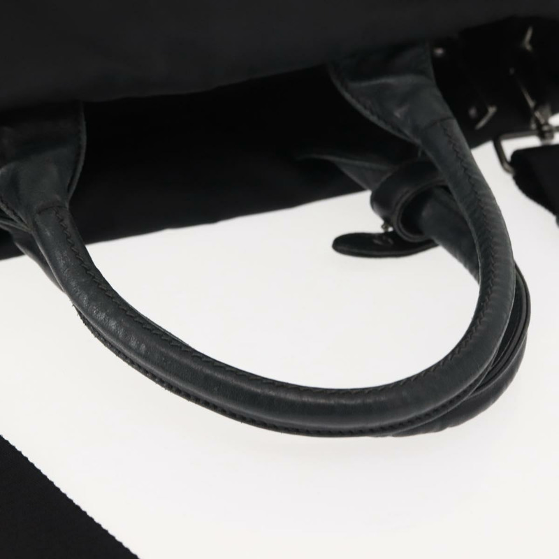 【日本直送】PRADA 尼龍雙肩手提包 黑色 灰色 正品 ep11418-7