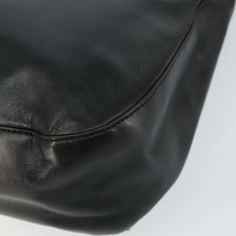 【日本直送】PRADA 黑色皮革鏈條單肩包 正品 146885-8