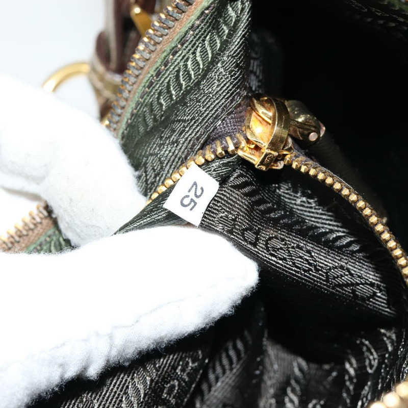 【日本直送】PRADA 單肩包 Safiano 皮革 金色 Auth 149196-10