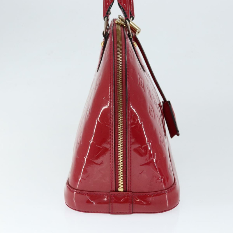 【日本直送】路易威登 Monogram Vernis Alma 小號手包 Rose Andian M91770 LV 正品 149102-2