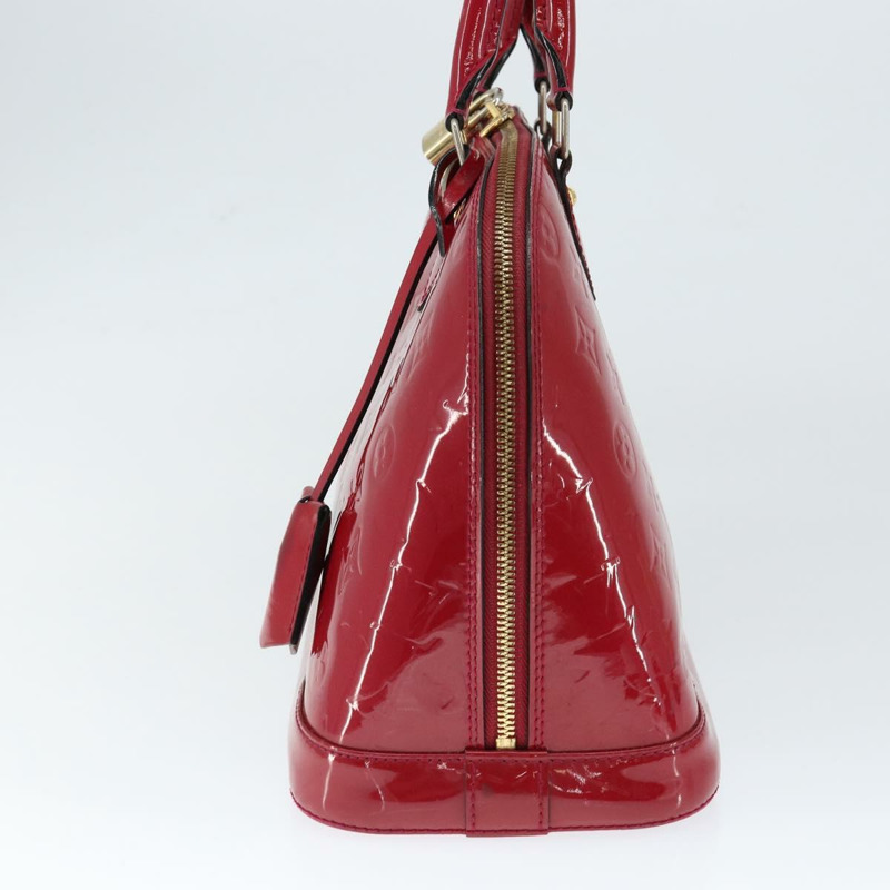 【日本直送】路易威登 Monogram Vernis Alma 小號手包 Rose Andian M91770 LV 正品 149102-3