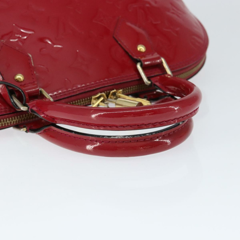 【日本直送】路易威登 Monogram Vernis Alma 小號手包 Rose Andian M91770 LV 正品 149102-6