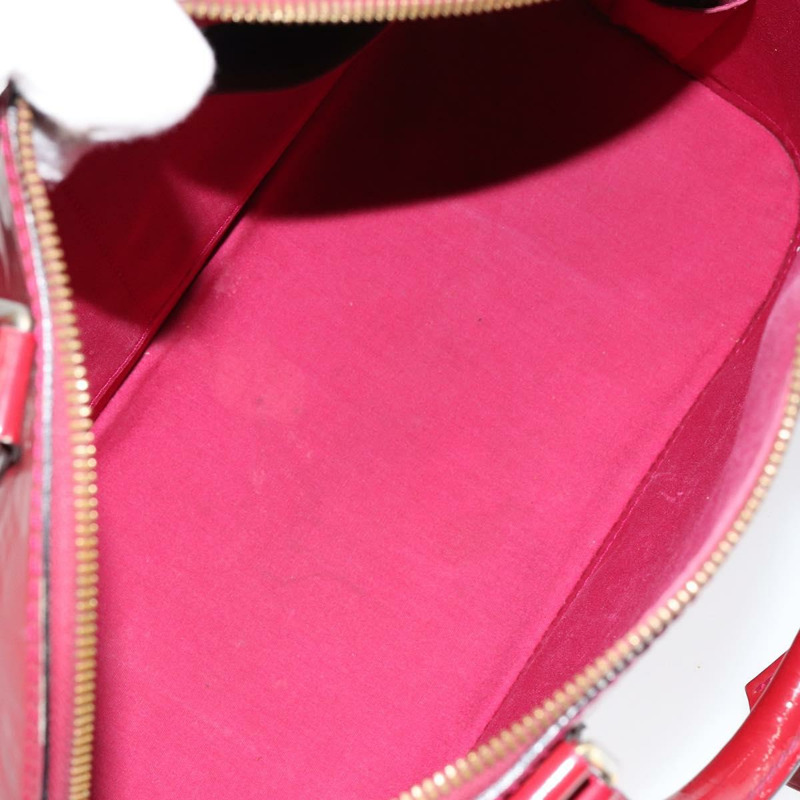 【日本直送】路易威登 Monogram Vernis Alma 小號手包 Rose Andian M91770 LV 正品 149102-10