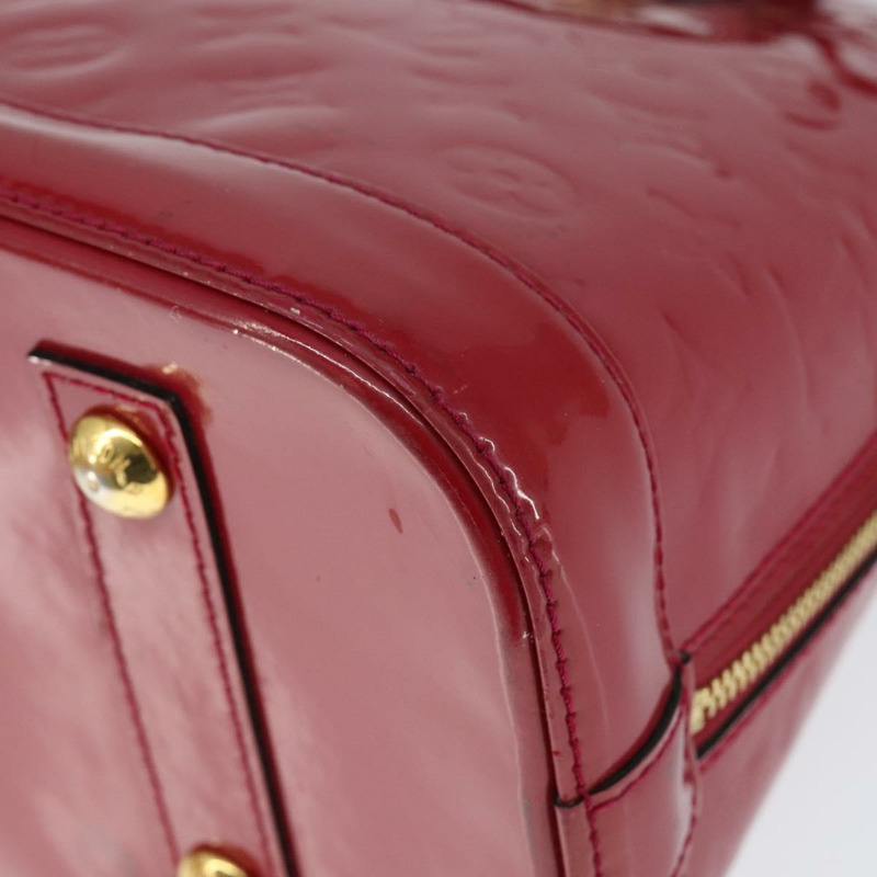 【日本直送】路易威登 Monogram Vernis Alma 小號手包 Rose Andian M91770 LV 正品 149102-13