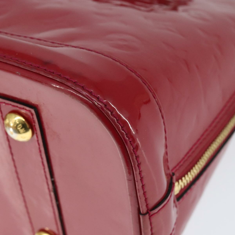 【日本直送】路易威登 Monogram Vernis Alma 小號手包 Rose Andian M91770 LV 正品 149102-15