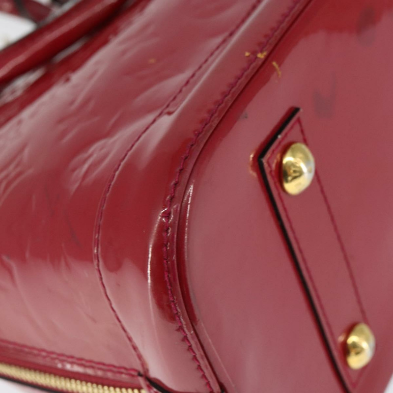 【日本直送】路易威登 Monogram Vernis Alma 小號手包 Rose Andian M91770 LV 正品 149102-16