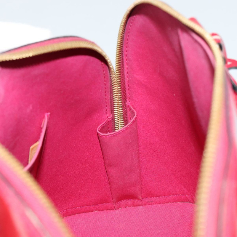 【日本直送】路易威登 Monogram Vernis Alma 小號手包 Rose Andian M91770 LV 正品 149102-20