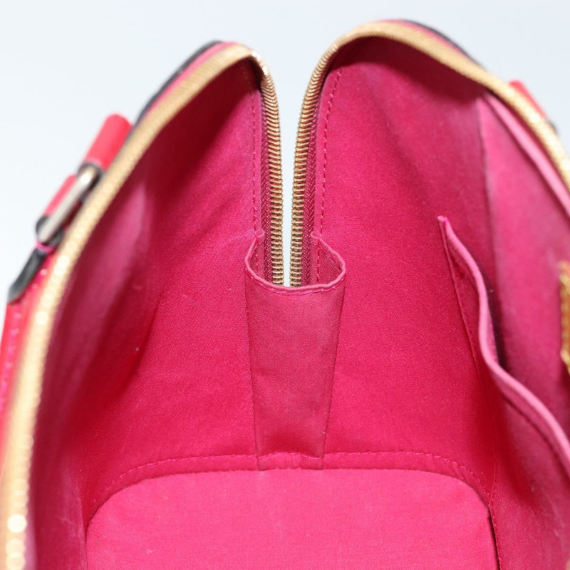 【日本直送】路易威登 Monogram Vernis Alma 小號手包 Rose Andian M91770 LV 正品 149102-21