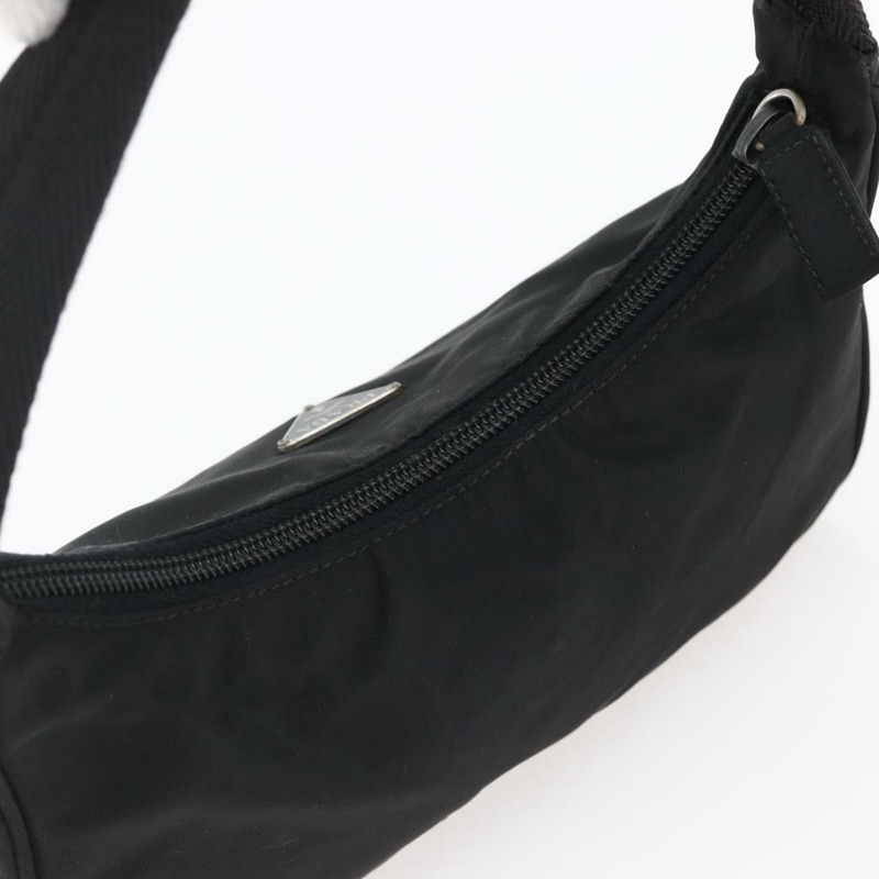 【日本直送】PRADA 尼龍手提包 黑色 銀色 正品 150135-5