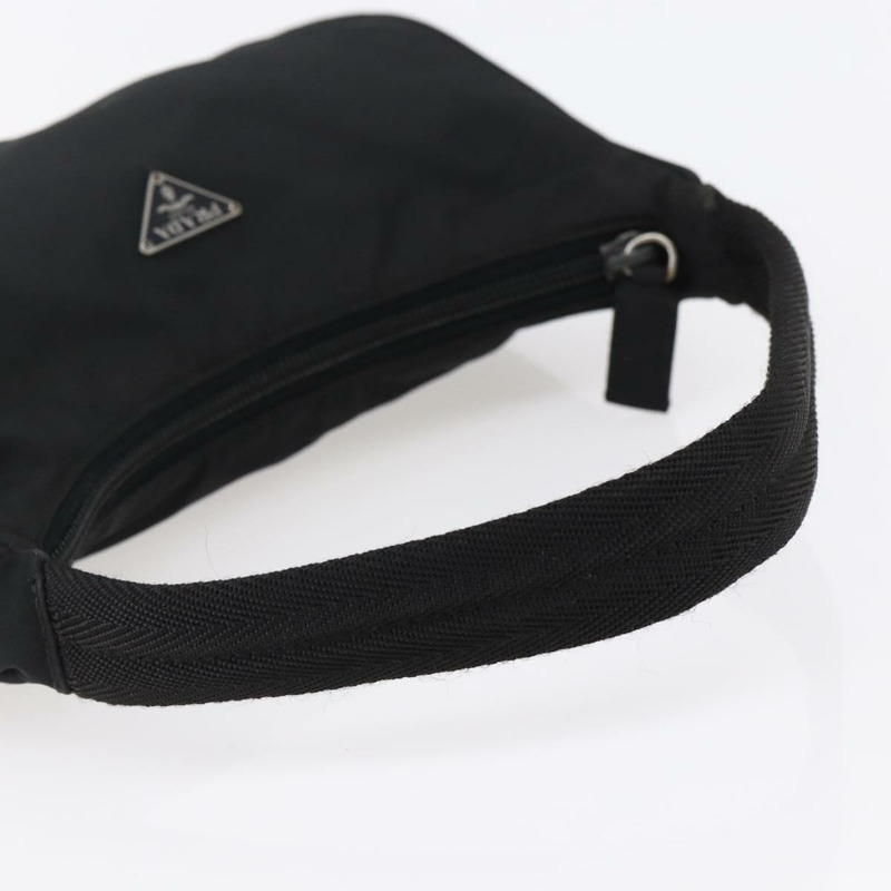 【日本直送】PRADA 尼龍手提包 黑色 銀色 正品 150135-6