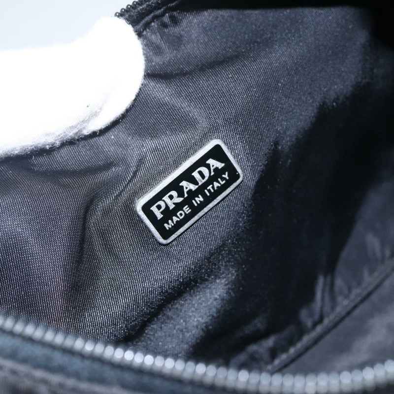 【日本直送】PRADA 尼龍手提包 黑色 銀色 正品 150135-17