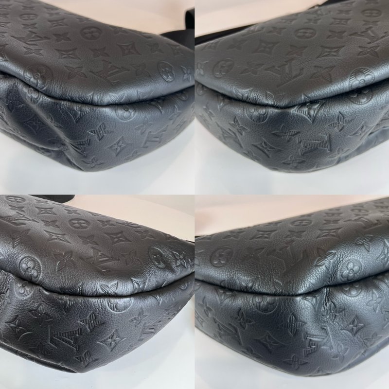 LV M12850/晶片款黑壓紋Hobo Hamac包-10